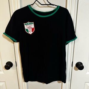 Mexico Soccer Ringer Tee | Copa América Centenario 2016 Official -Medium